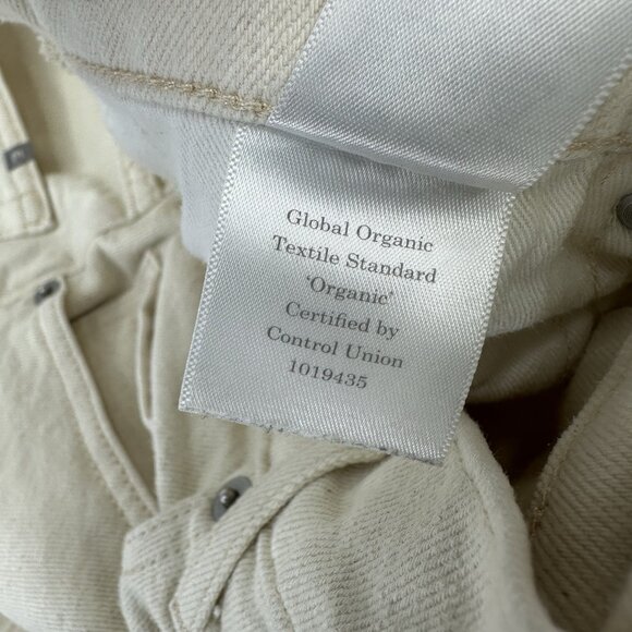 Everlane Women's ECRU The Original Cheeky Straight Leg Jean W27-28/L25.5 - Picture 7 of 14